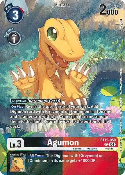 Agumon - BT12-059 (Legend Pack 2024)