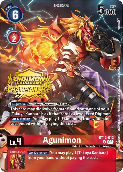 Agunimon (Championship 2023 Tamers Pack)