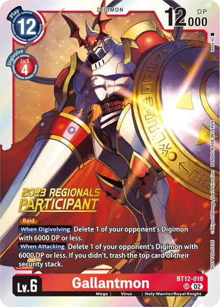 Gallantmon (2023 Regionals Participant)
