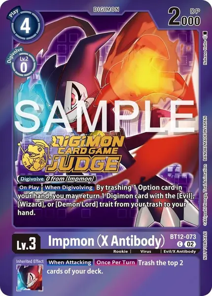 Impmon (X Antibody) (Judge Pack 5)