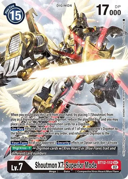 Shoutmon X7: Superior Mode (Alternate Art)