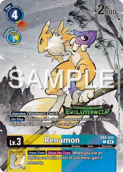 Renamon - EX4-024 (2024 Evolution Cup)