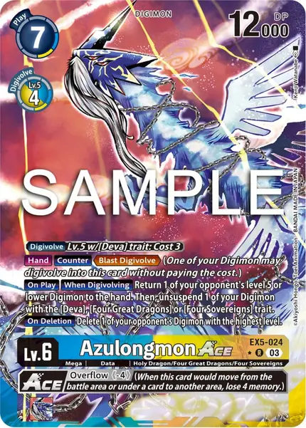 Azulongmon ACE (Alternate Art)