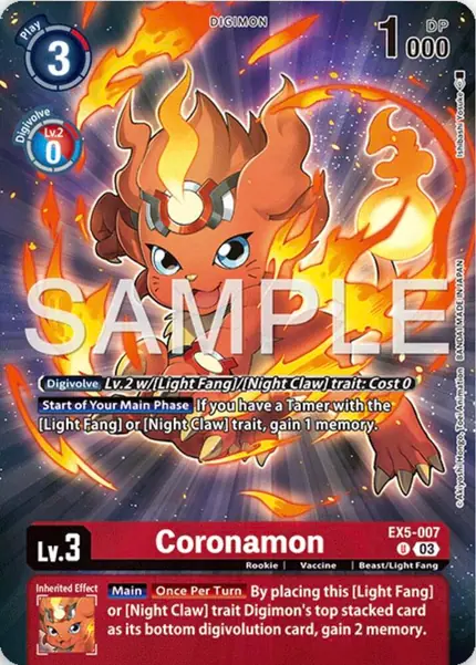 Coronamon (Digimon Story: Time Stranger Collector's Edition)