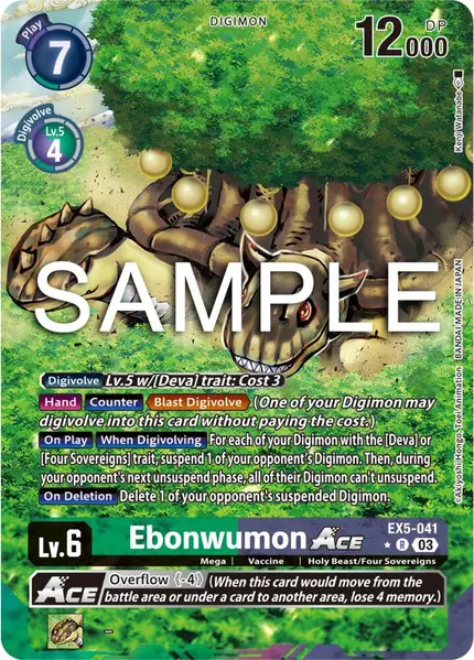 Ebonwumon ACE (Alternate Art)