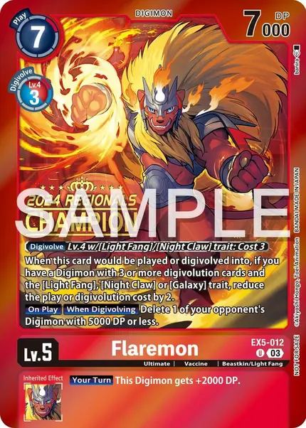 Flaremon (2024 Regionals Champion)