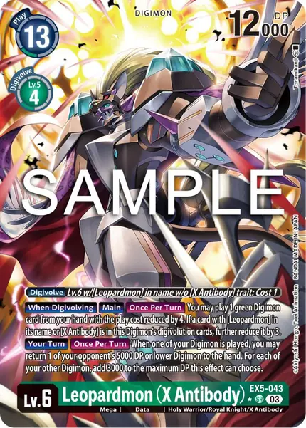 Leopardmon (X Antibody) (Alternate Art)