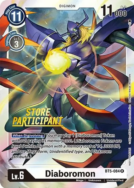 Diaboromon - BT5-084 (Store Participant)