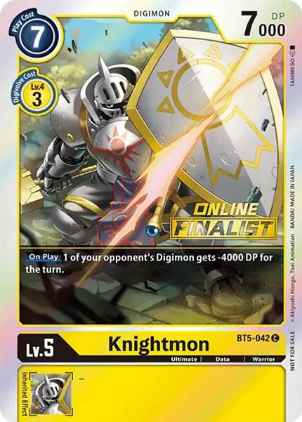 Knightmon - BT5-042 (2021 Championship Online Regional) [Online Finalist]
