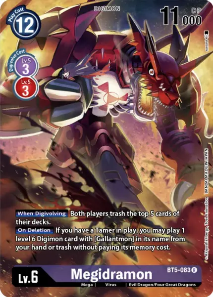 Megidramon (Digimon Card Game Deck Box Set)