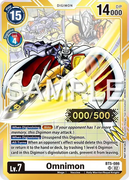 Omnimon (Serial Numbered)