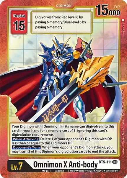 Omnimon X Anti-body (Alternate Art)