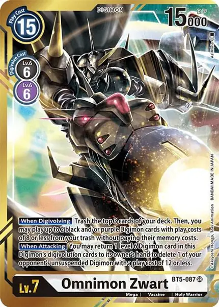 Omnimon Zwart (Alternate Art - As'Maria)