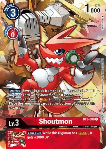 Shoutmon (Tamer's Evolution Box 2)