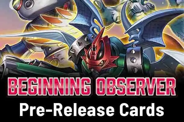 Beginning Observer Pre-Release Cards