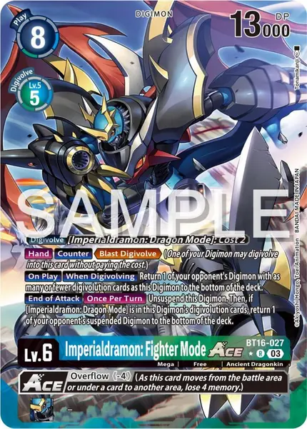 Imperialdramon: Fighter Mode ACE (Alternate Art)