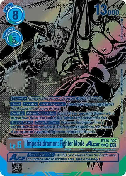 Imperialdramon: Fighter Mode ACE (Textured)