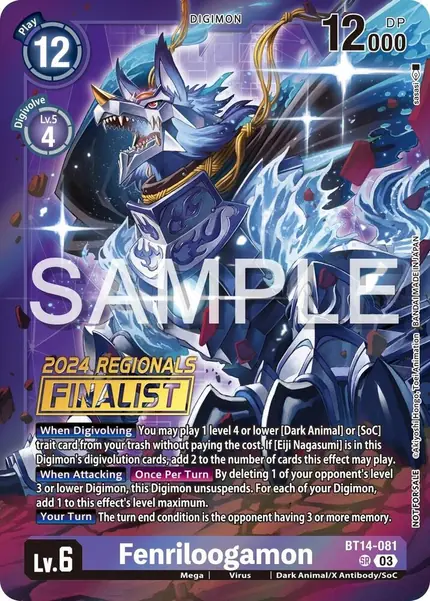Fenriloogamon (2024 Regionals Finalist)