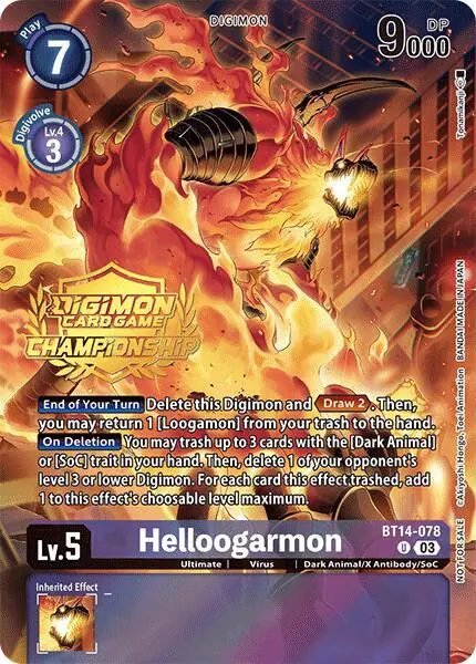 Helloogarmon (Championship 2024 Tamers Pack)