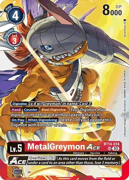 MetalGreymon ACE (Omnimon Binder Set)