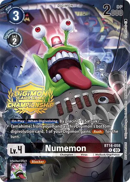 Numemon (Championship 2024 Tamers Pack)