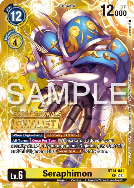 Seraphimon (2024 Regionals Finalist)