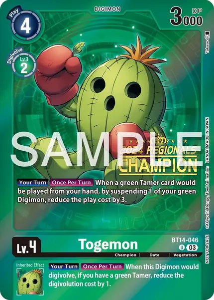 Togemon (2024 Regionals Champion)