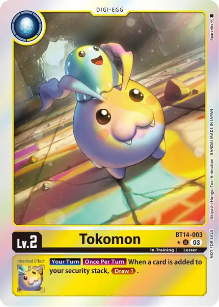 Tokomon (Blast Ace Box Promotion Pack)