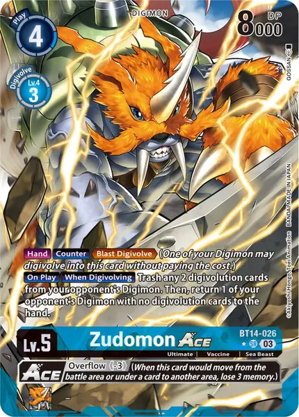 Zudomon ACE (Alternate Art)