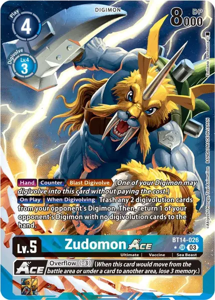 Zudomon ACE (English Exclusive Alternate Art)
