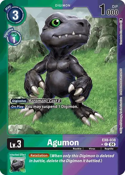Agumon - EX8-038 (Limited Foil)