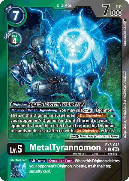 MetalTyrannomon (Limited Foil)
