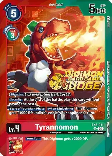 Tyrannomon (Judge Pack 2025 Wave 1)