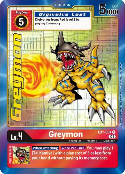 Greymon (Alternate Art)