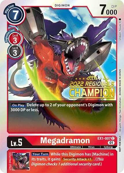 Megadramon (2022 Championship Online Regional) [Online Champion]