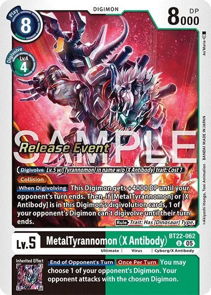 MetalTyrannomon (X Antibody)