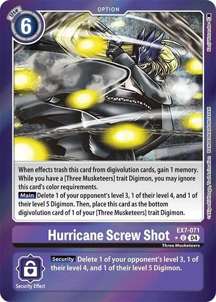 Hurricane Screw Shot (Foil)