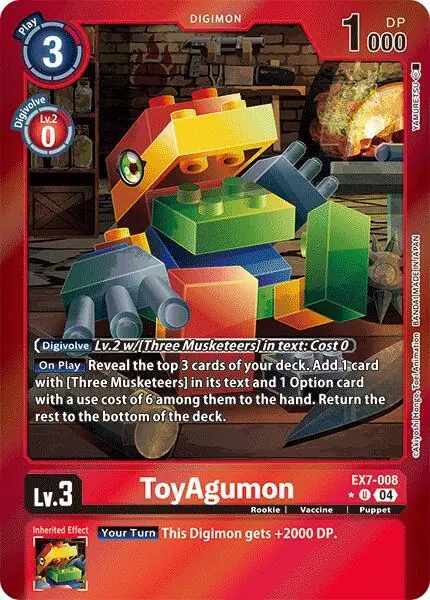ToyAgumon - EX7-008 (Foil)