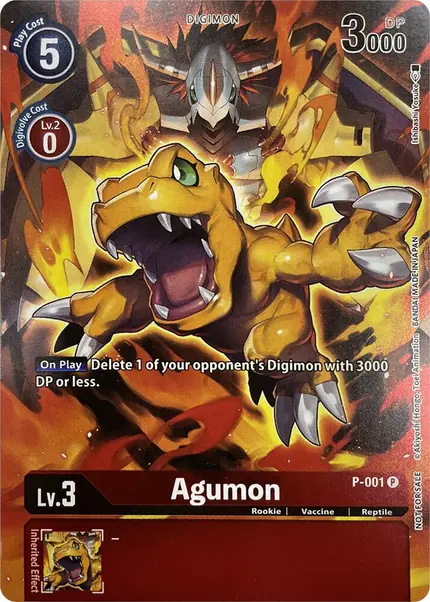 Agumon - P-001 (Tamer's Evolution Box 2)