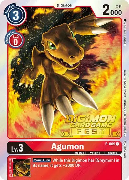 Agumon - P-009 (Digimon Card Game Fest 2022)