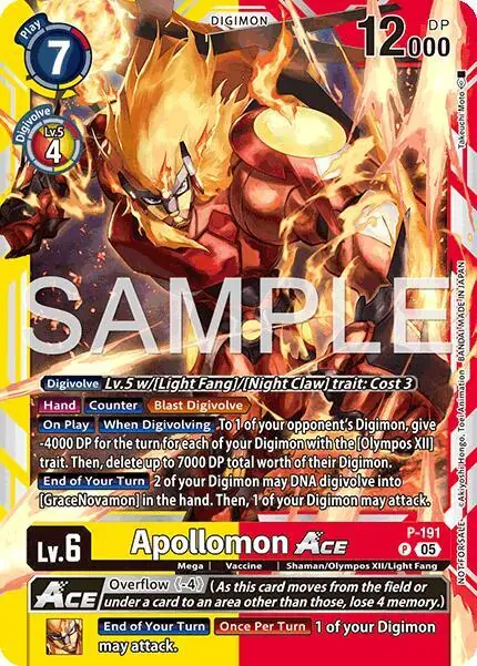 Apollomon ACE (Store Tournament 2025 Vol.3 Participation Pack)