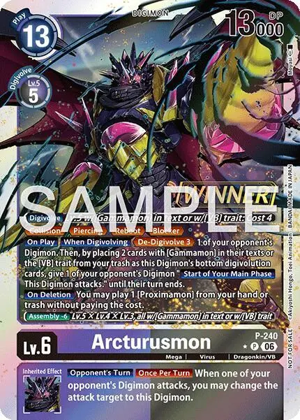 Arcturusmon (Official Store Tournament 2026 Vol. 3 Winner)
