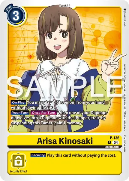 Arisa Kinosaki (Digimon Liberator tion Pack)