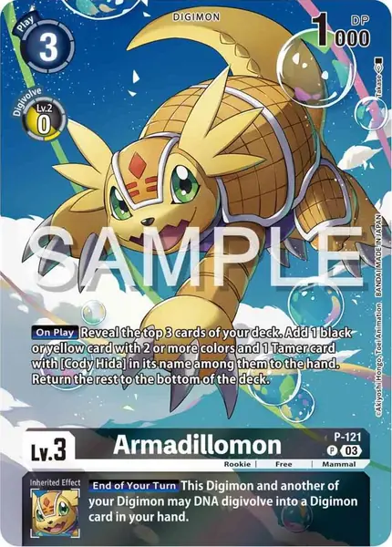 Armadillomon - P-121 (Digimon Adventure 02: The Beginning Set)