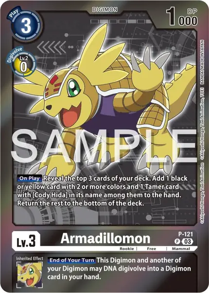 Armadillomon - P-121 (Digimon Adventure Box 2024)
