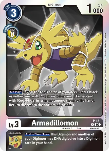 Armadillomon - P-121 (Tamer Party Pack -The Beginning- Ver. 2.0)