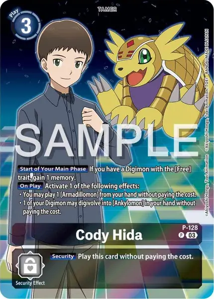 Cody Hida - P-128 (Digimon Adventure 02: The Beginning Set)