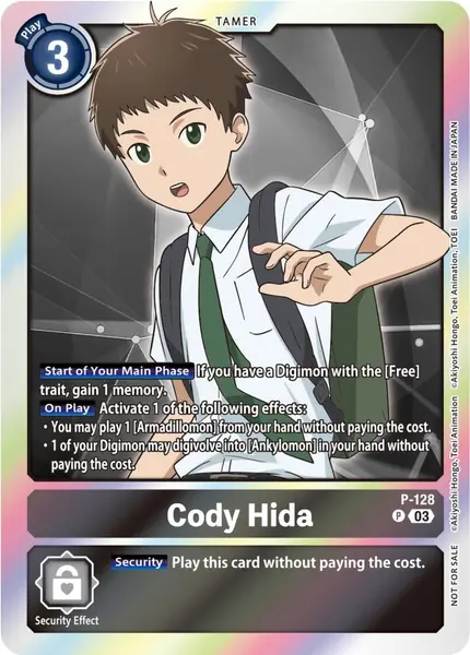 Cody Hida - P-128 (Tamer Party Pack -The Beginning- Ver. 2.0)