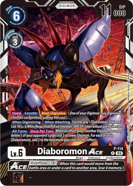 Diaboromon ACE - P-114 (3rd Anniversary Survey Pack)