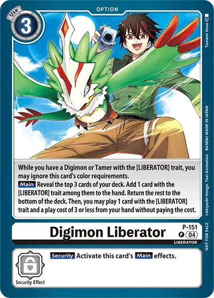 Digimon Liberator - P-151 (Store Tournament 2024 Jul. - Sep. Participation Pack)